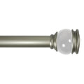 Nicole 1" Clear Shower Tension Rod, 41-72"