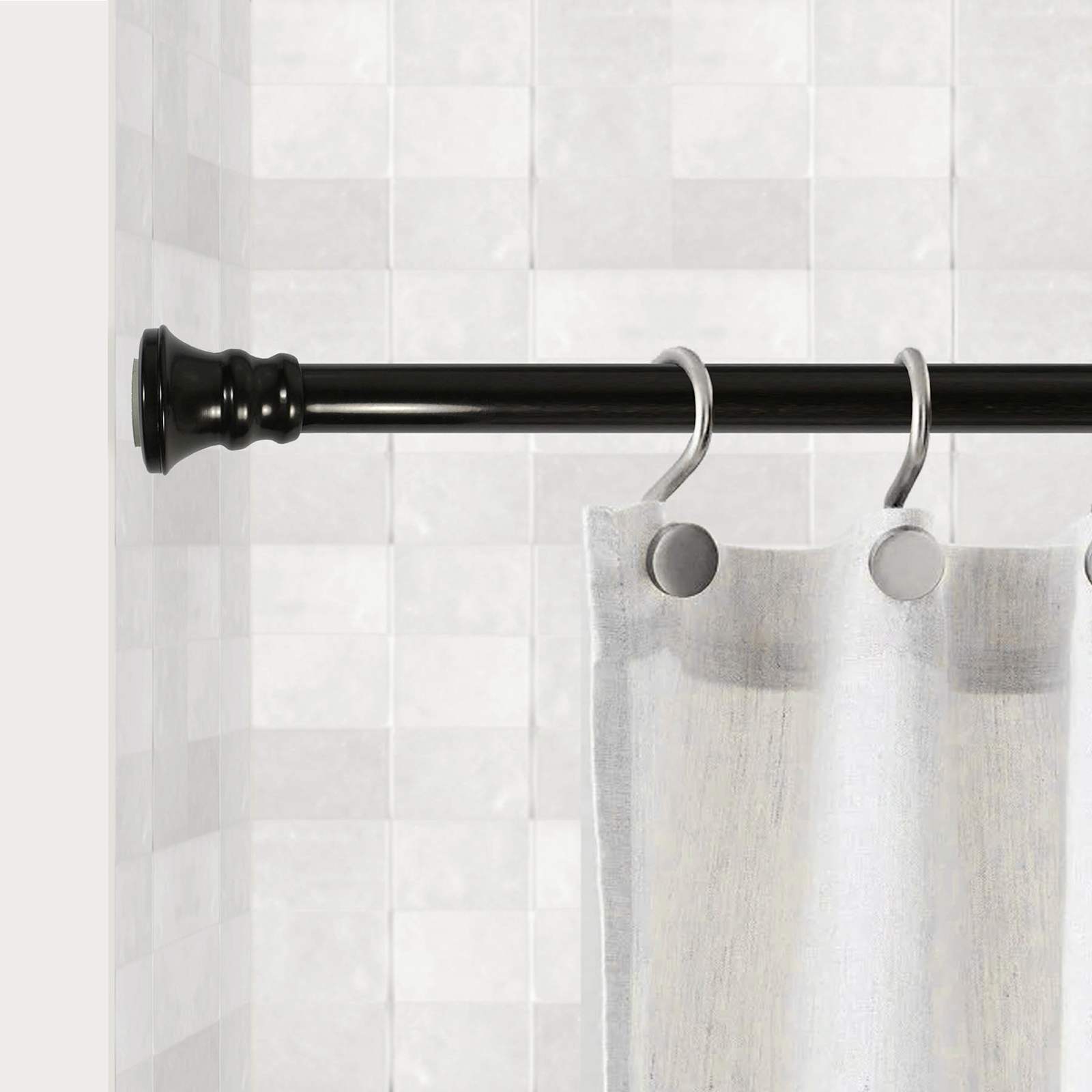 Holly 1" Tension Shower Rod, 41-72"