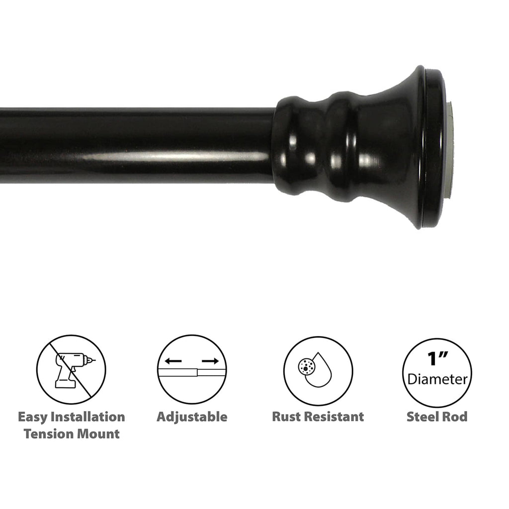 Holly 1" Tension Shower Rod, 41-72"