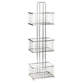 3-Tier Manhattan Grey Metal Wire Storage Stand
