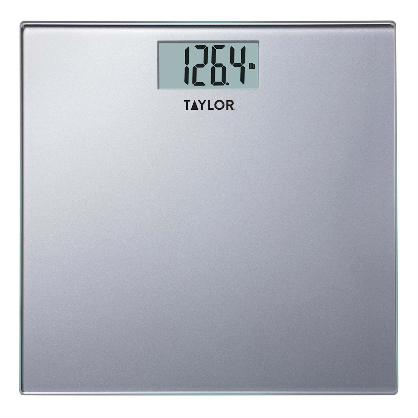 Silver Digital Glass Bathroom Scale