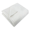 White Plush Bed Blanket