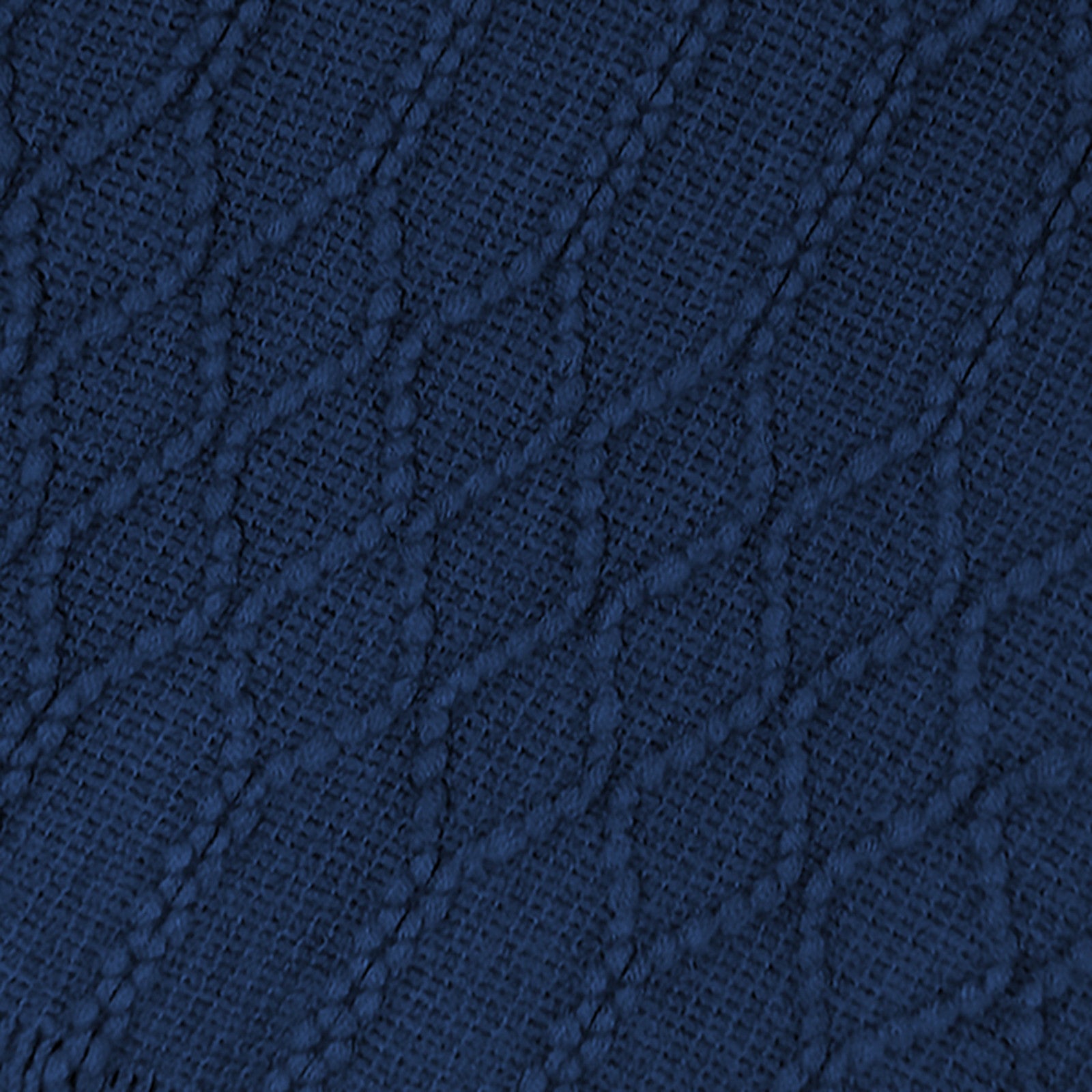 Beverly Poseidon Blue Throw Blanket, 50x60