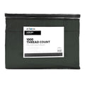 6-Piece Charcoal Grey 1000 Thread Count Luxury Sateen Sheet Set, Queen