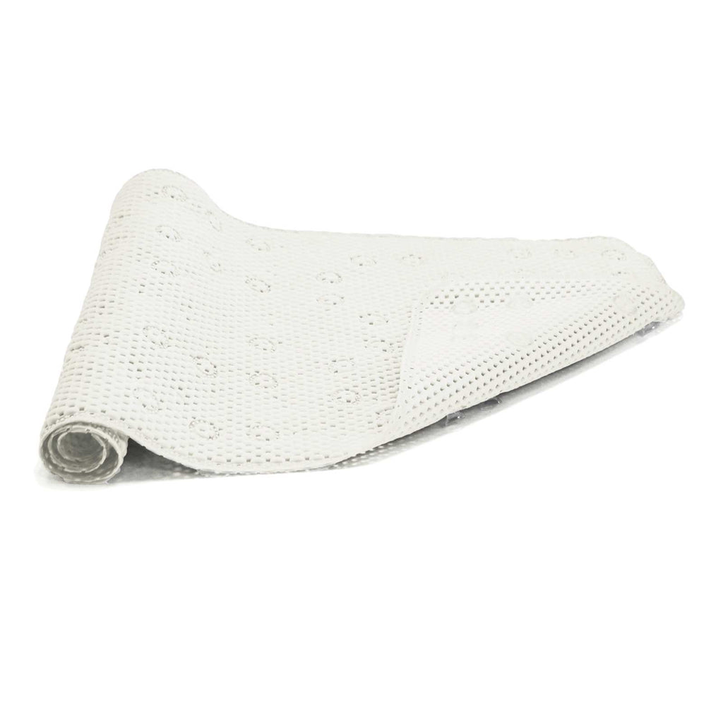 Cloud Nine White Bath Mat, 17x36