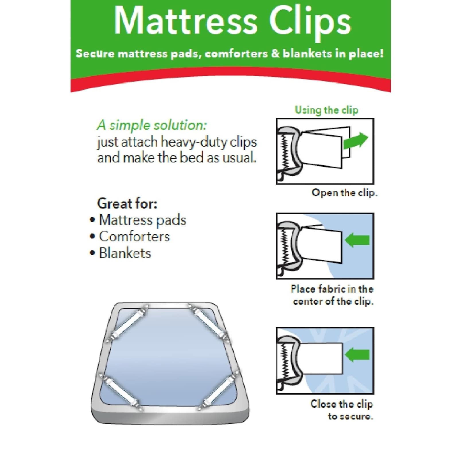 Bed Makers Mattress Clips