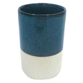 Blue Glazed Bath Tumbler, 4.5"