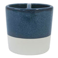 Blue Glazed Toothbrush Holder, 4.5"