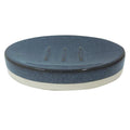 Blue Glazed Soap Dish, 5.5"
