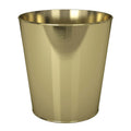 Gold Metal Wastebasket, 10"