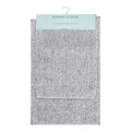 2-Piece Grey & White Tufted Bath Rug Set
