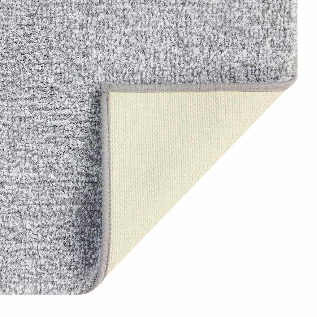2-Piece Grey & White Tufted Bath Rug Set