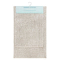 2-Piece Natural & White Tufted Bath Rug Set
