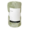 Light Green Microfiber Plush Throw Blanket, 50x60