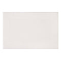 White Waffle Border Memory Foam Cotton Bath Rug, 20x30