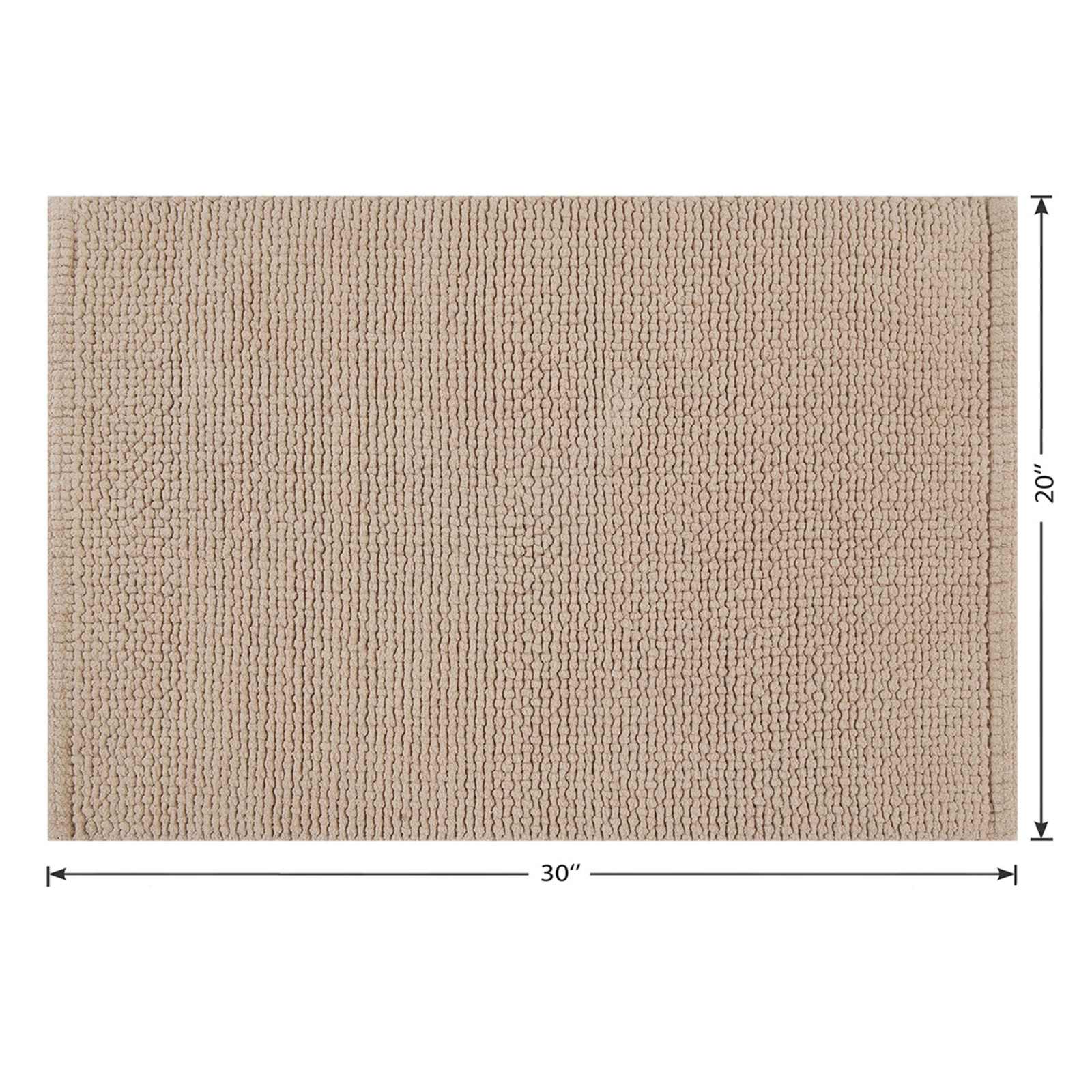 Stone Braided Cotton Bath Rug, 20x30