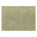 2-Pack Green Diamond Bath Rug Set, 17x24 & 20x32