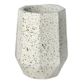 Mica White Terrazzo Cement Tumbler, 4.4"