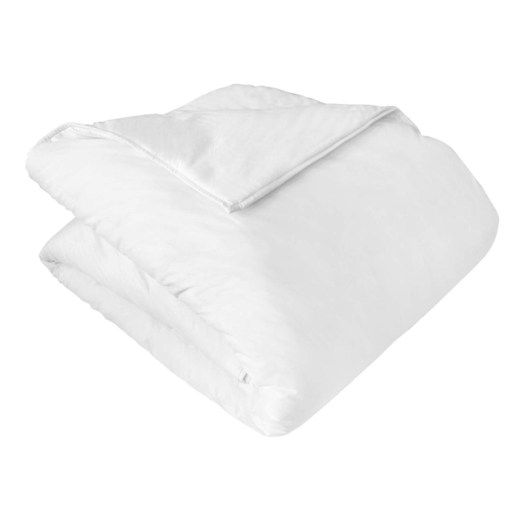 3-Piece White Washed Cotton Percale Comforter Set