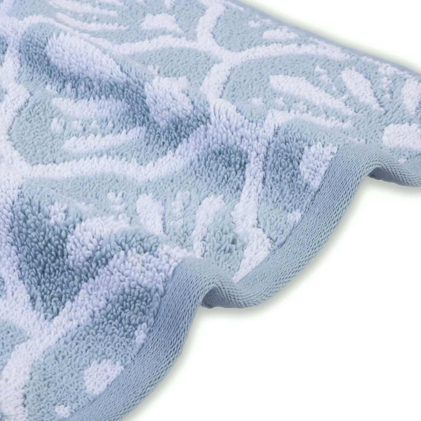 Luxury Jacquard Light Blue Towels