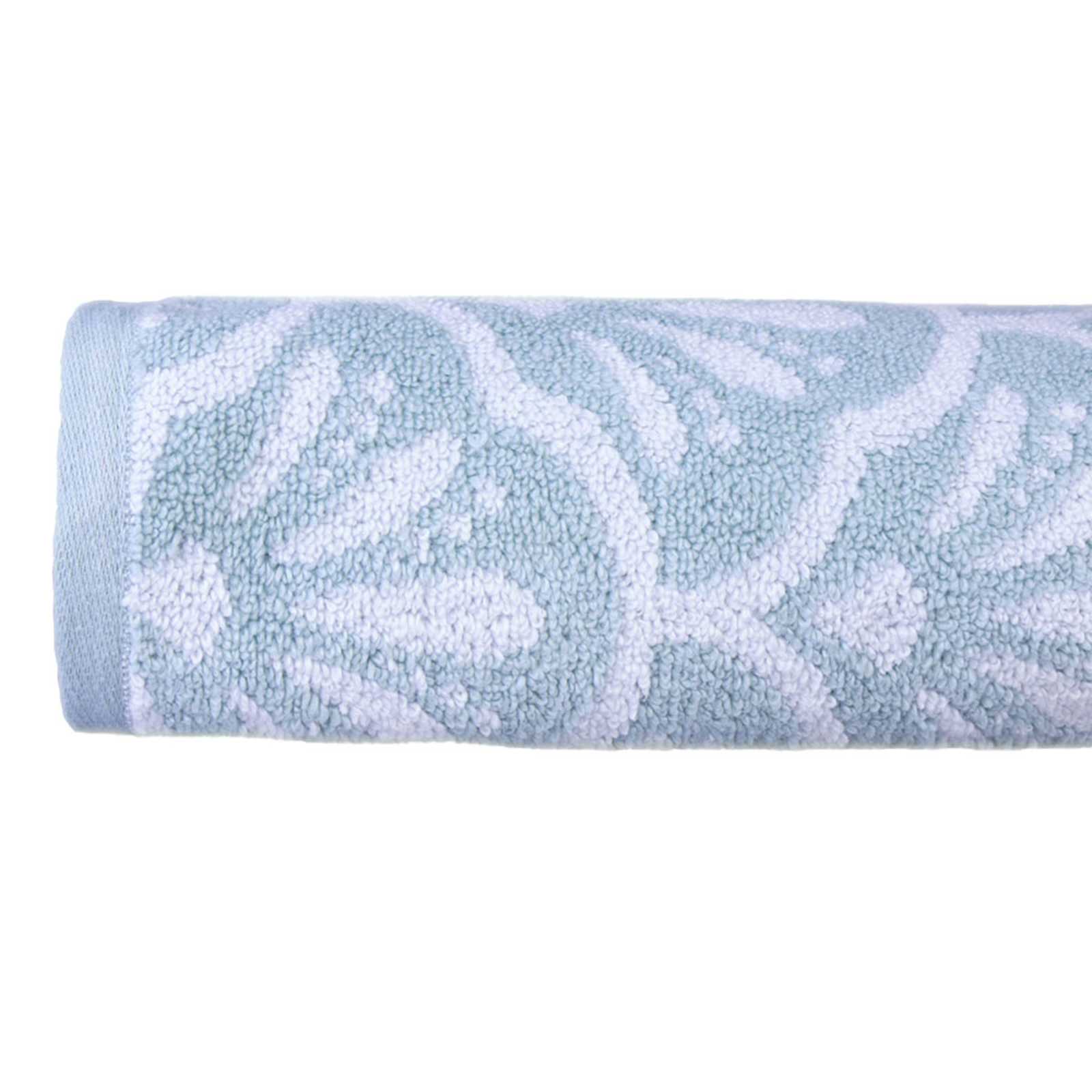 Luxury Jacquard Light Blue Towels