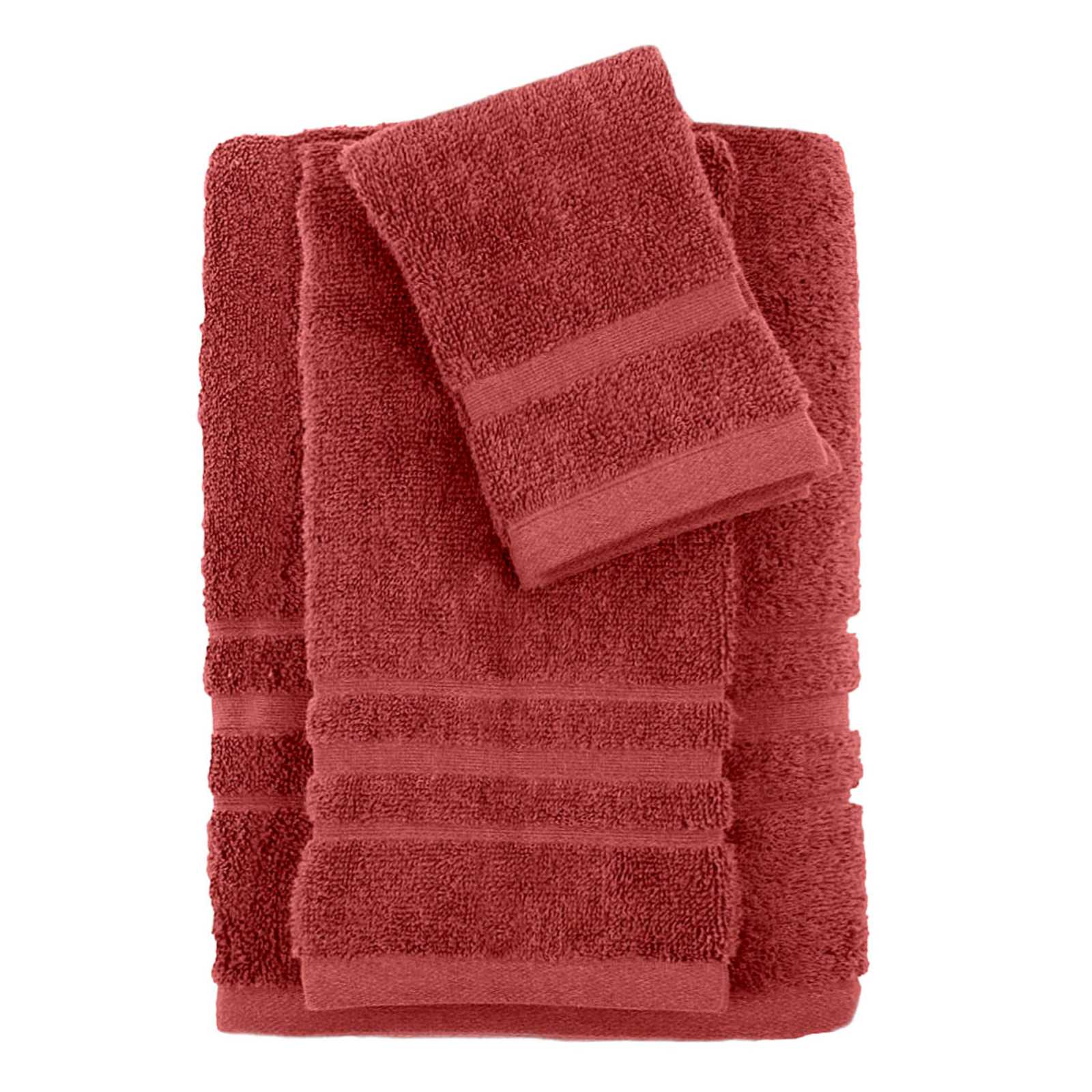 Essential Solid Terracotta Bath Towel, 30x54