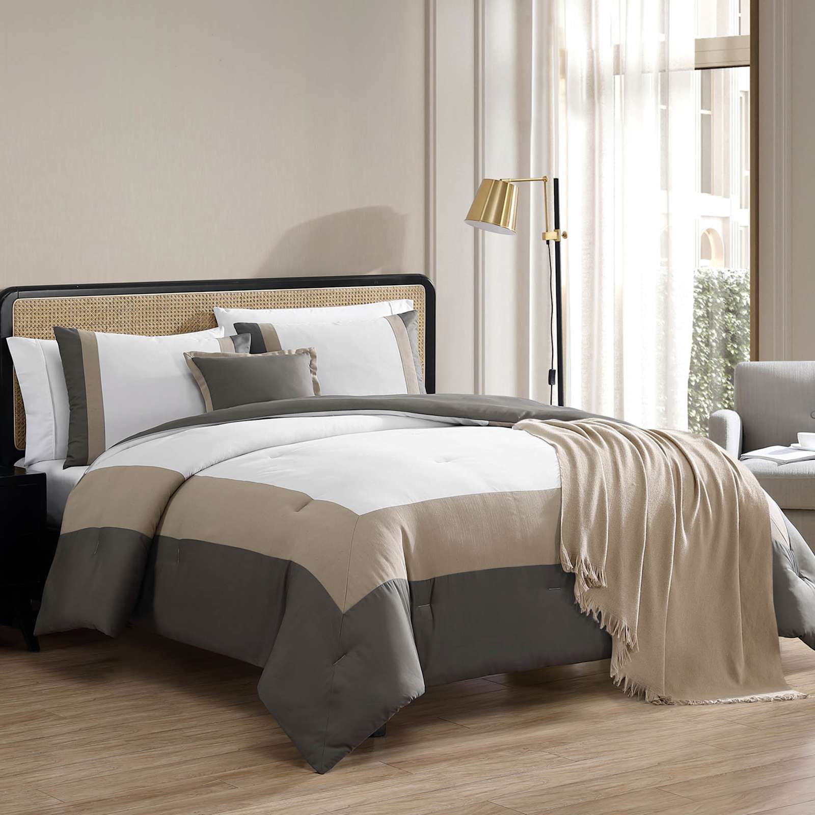 5-Piece Jordan Comforter Set, Full/Queen