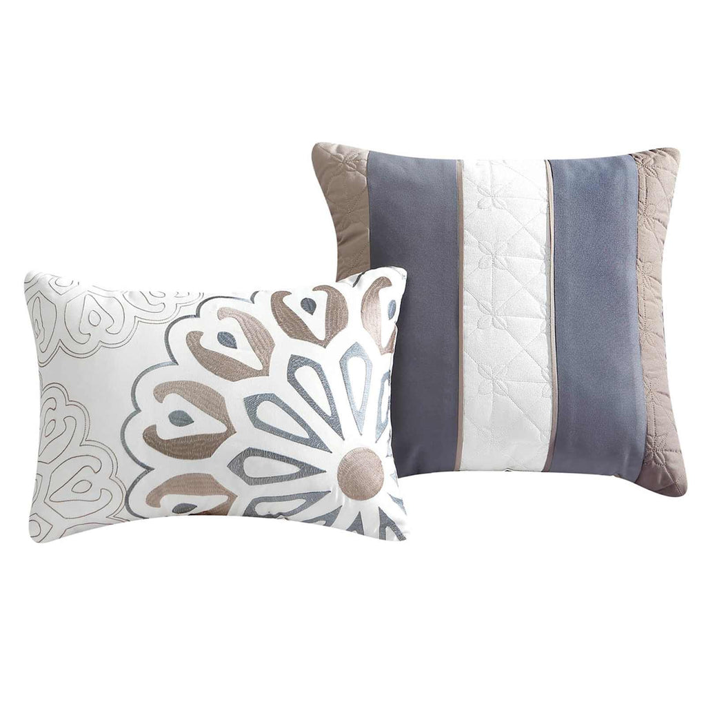 7-Piece Crentwood Multicolor Comforter Set, King