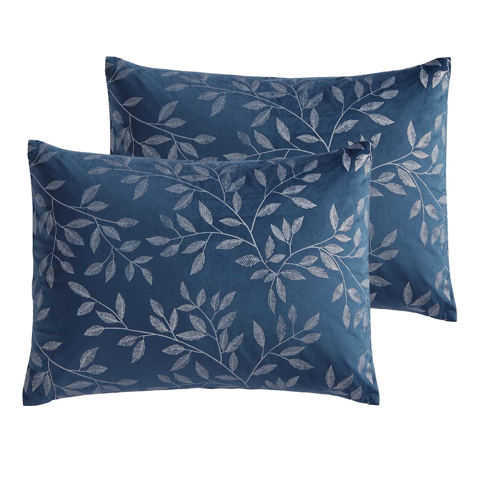 7-Piece Villard Blue Comforter Set, Full/Queen