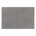 Woven Square Dark Grey Bath Rug, 20x30