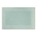 Sea Green Waffle Border Memory Foam Bath Rug, 20x30