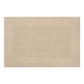 Tan Waffle Border Memory Foam Bath Rug, 20x30