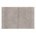 Reversible Grey Bath Rug, 20x30