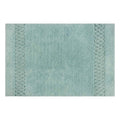 Reversible Sea Green Bath Rug, 17x24