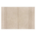 Reversible Tan Bath Rug, 17x24