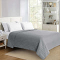 Grey Geometric Pinsonic Quilt