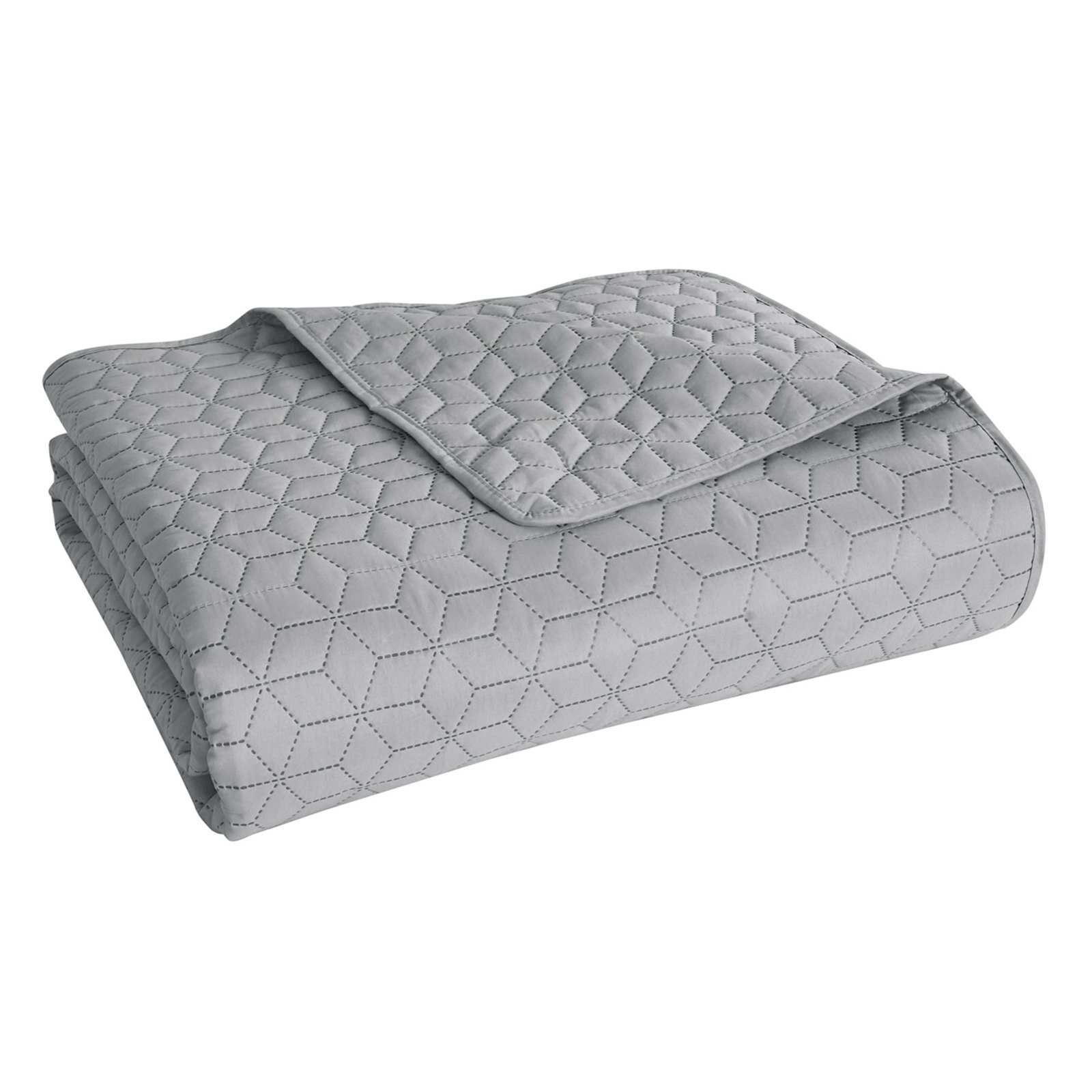 Grey Geometric Pinsonic Quilt
