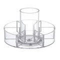 Round Rotating Cosmetic Organizer, Clear