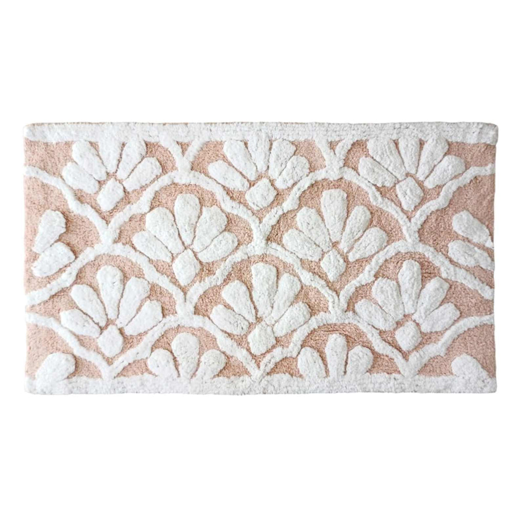 Pink Shell Bath Rug, 20x30