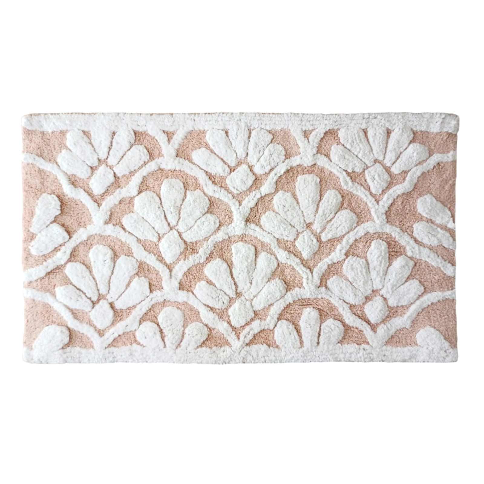 Pink Shell Bath Rug, 20x30