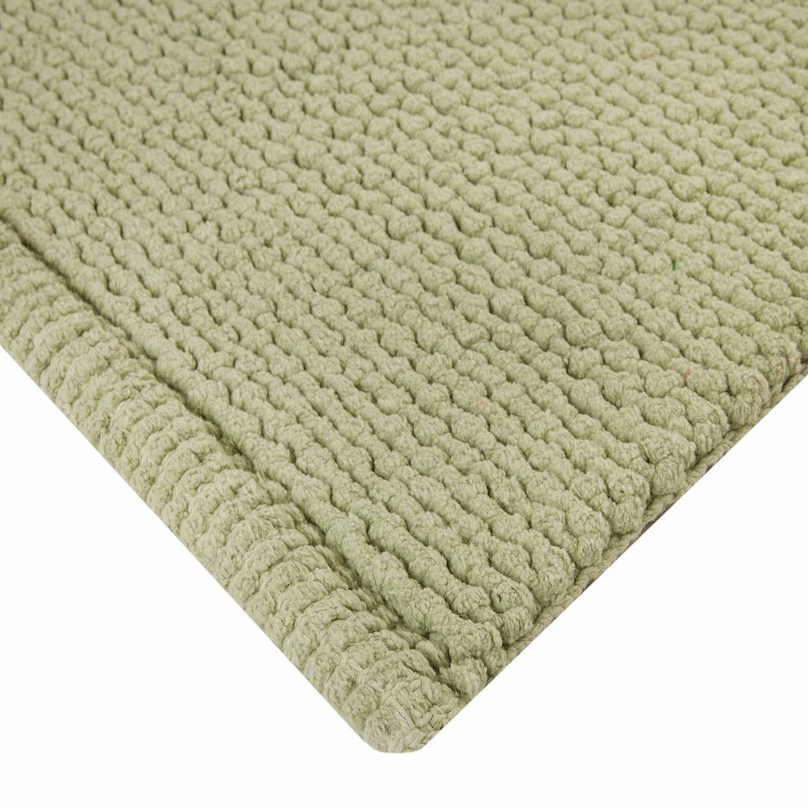 Sage Braided Cotton Bath Rug, 17x24