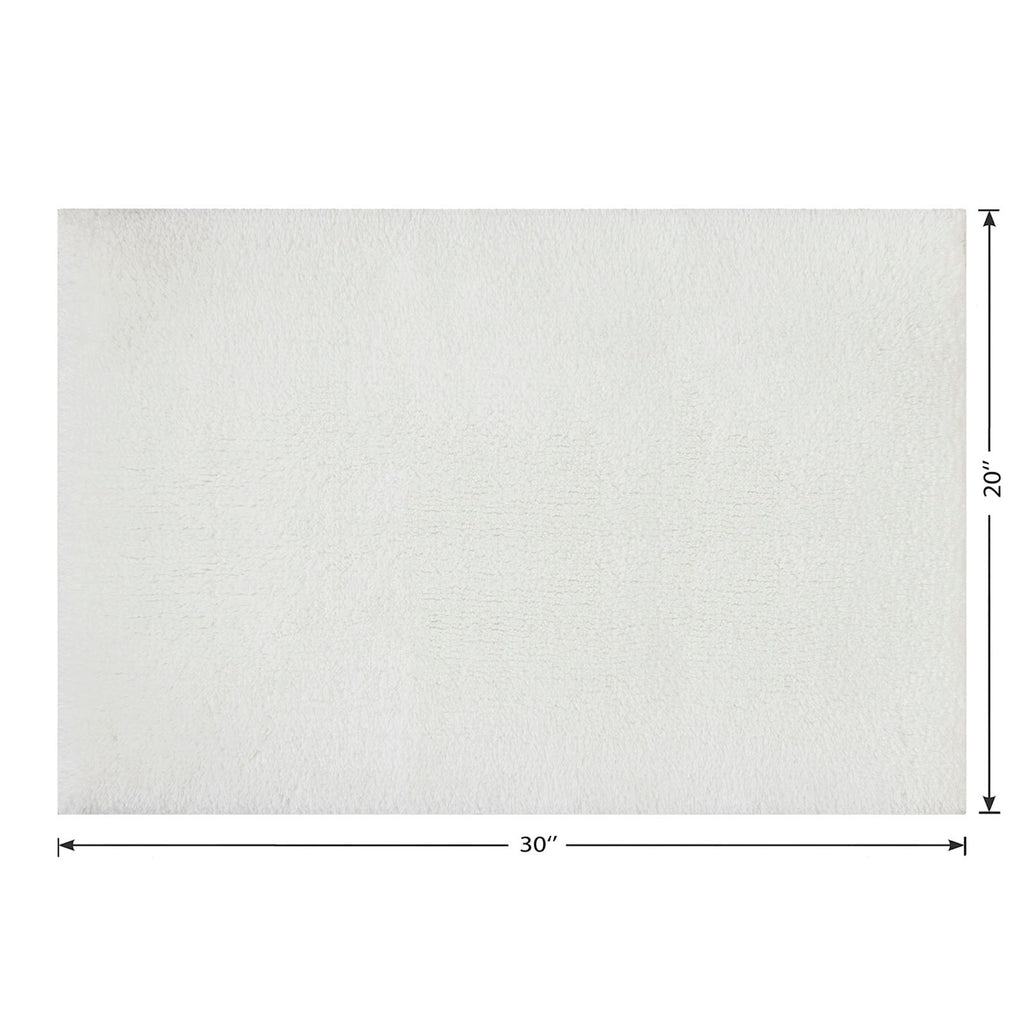 White Primasoft Plus Bath Rug, 20x30