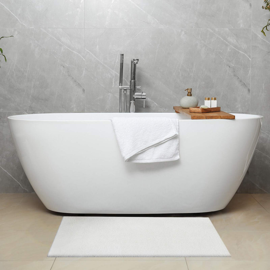White Primasoft Plus Bath Rug, 20x30