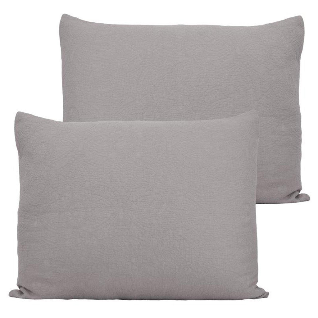 3-Piece Grey Arabesque Jacquard Coverlet Set, Full/Queen