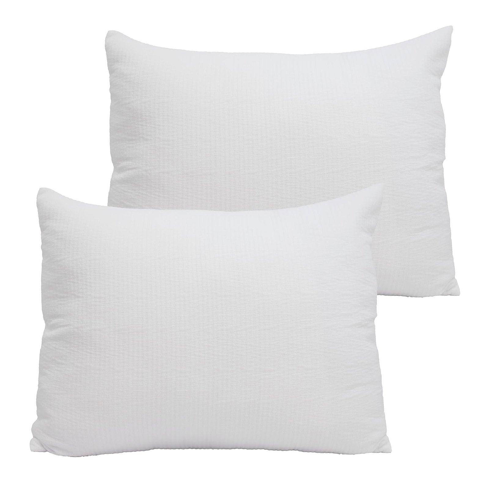 3-Piece White Cotton Dash Matelasse Comforter Set, Full/Queen