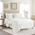 5-Piece Songbird Tonal Jacquard Comforter Set, Full/Queen