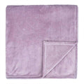 Purple Plush Bed Blanket