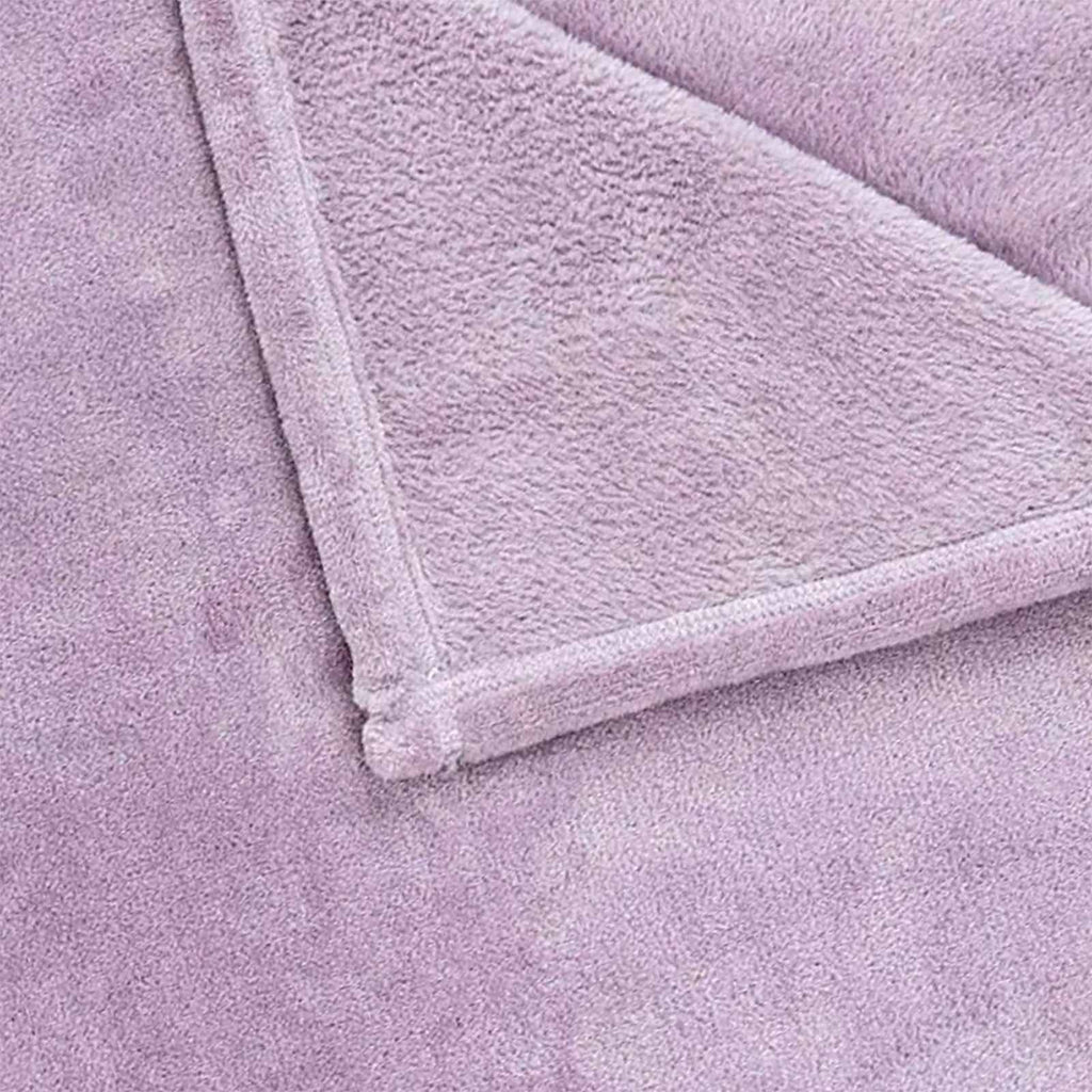 Purple Plush Bed Blanket