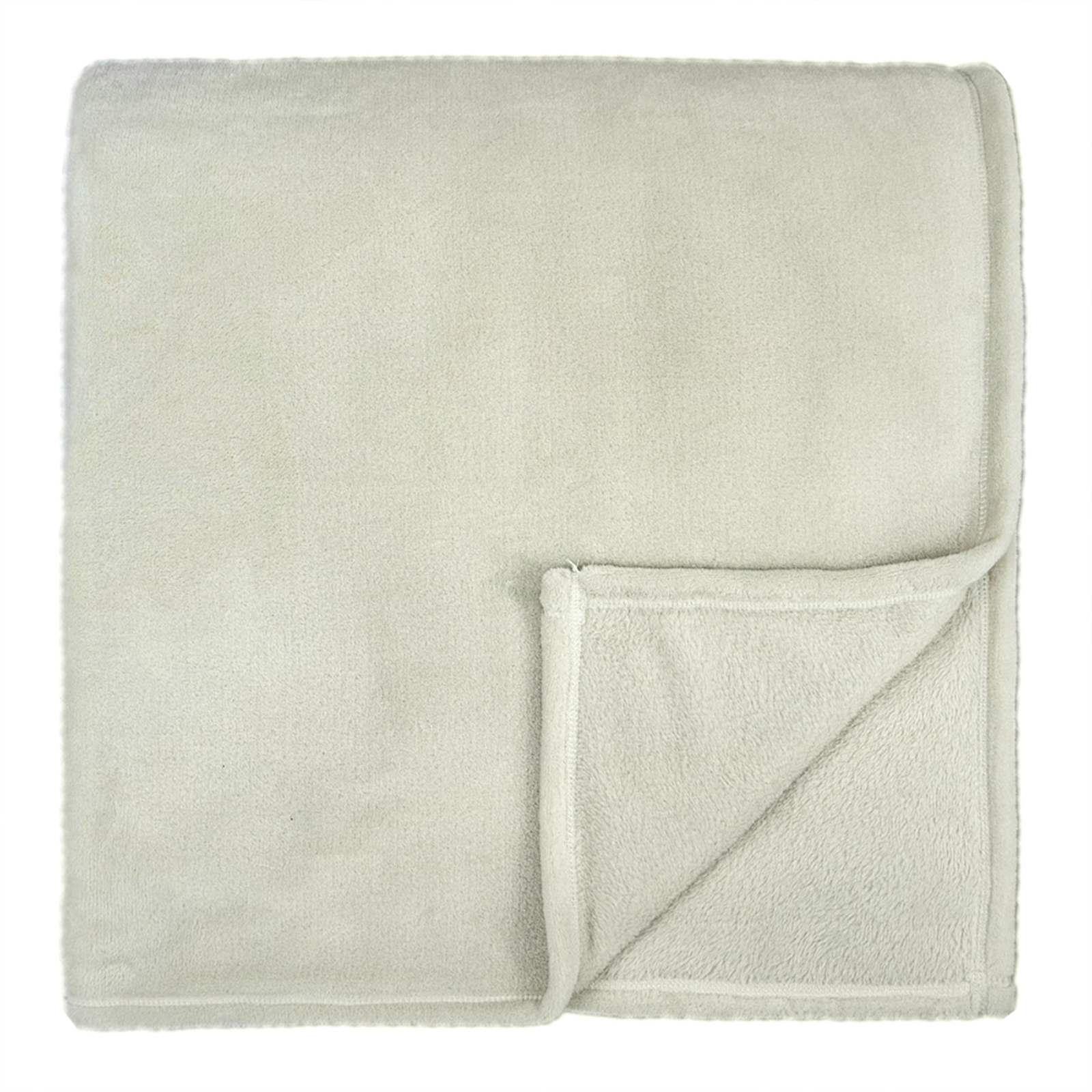 Natural Plush Bed Blanket