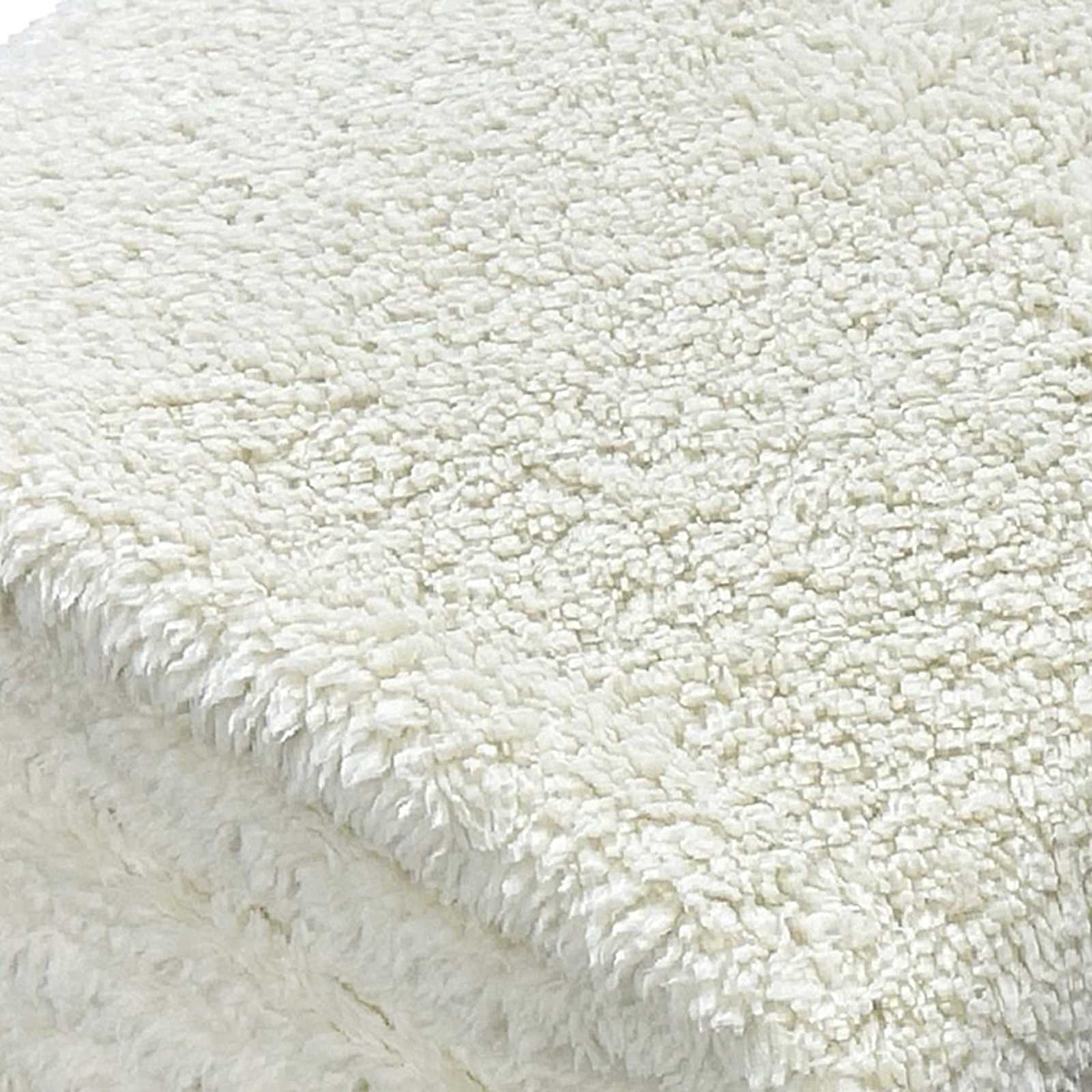 Natural Sherpa Throw Blanket, 50x60
